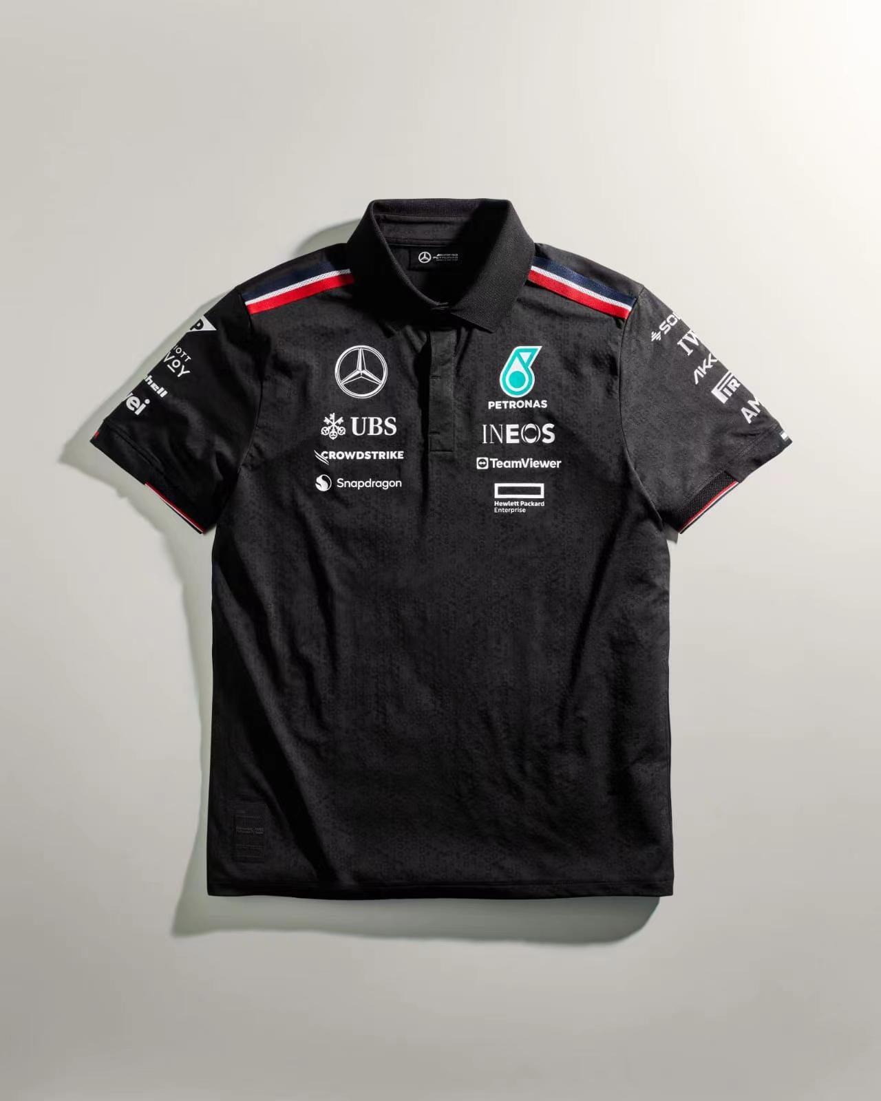 CAMISETA MERCEDES TEAM MASCULINA POLO