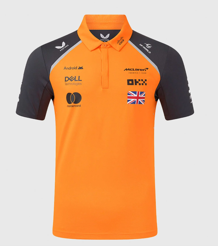 CAMISA MCLAREN POLO MASCULINA PIASTRI 2025