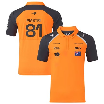 CAMISA MCLAREN POLO MASCULINA PIASTRI 2025