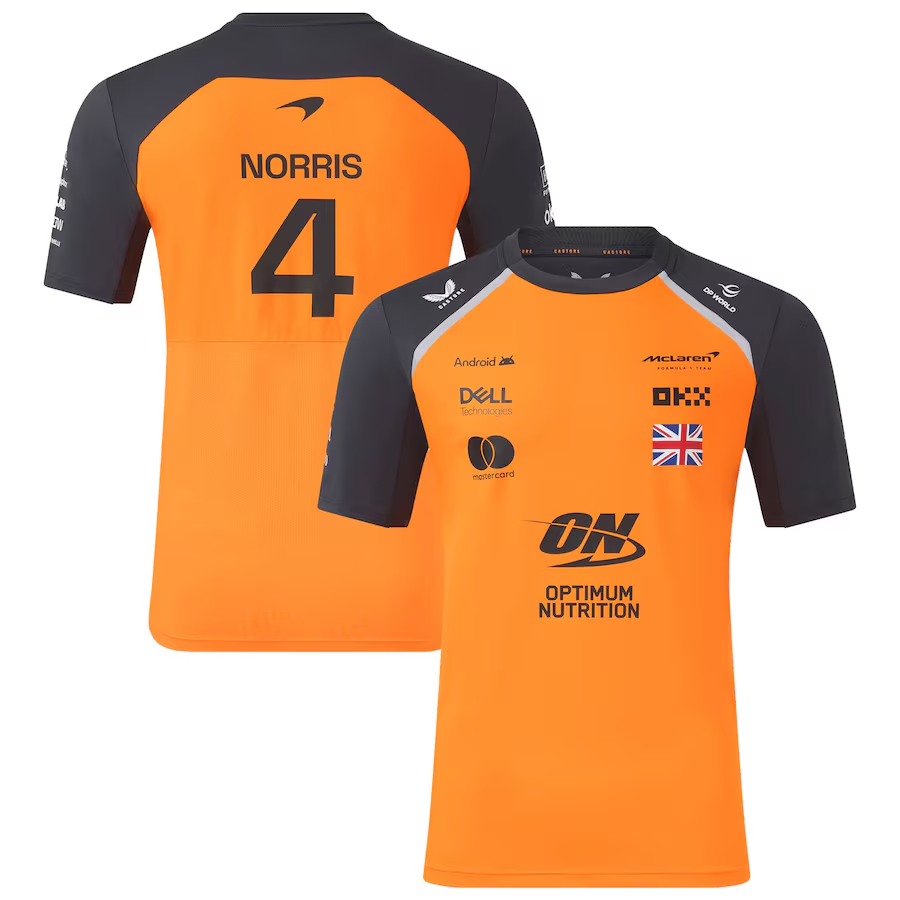 CAMISETA MCLAREN TEAM MASCULINA 2025 NORRIS