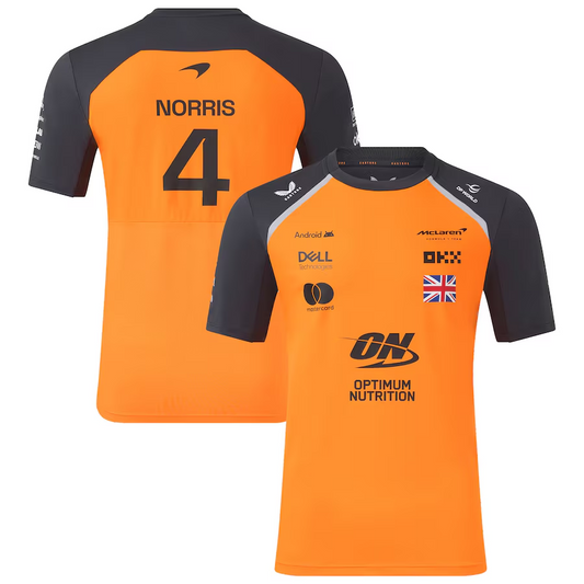 CAMISETA MCLAREN TEAM MASCULINA 2025 NORRIS