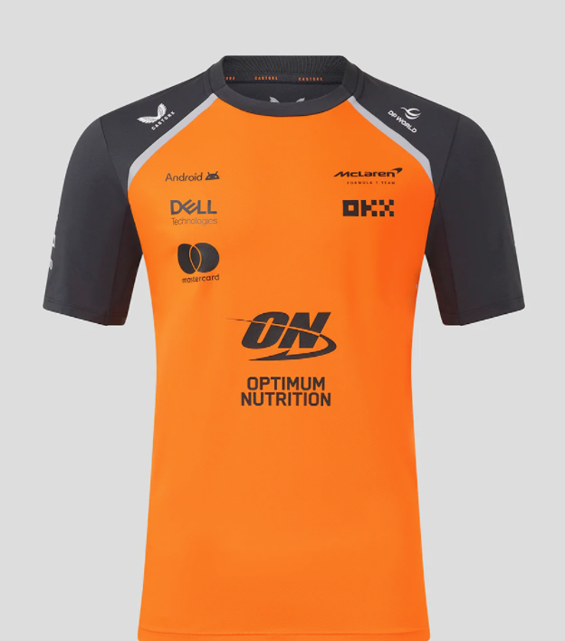 CAMISETA MCLAREN TEAM MASCULINA 2025 PIASTRI