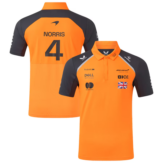 CAMISA MCLAREN POLO MASCULINA NORRIS 2025