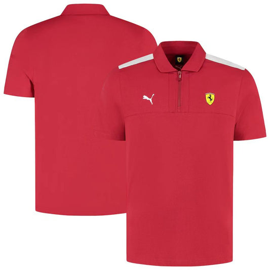 CAMISETA SCUDERIA FERRARI POLO MINIMALISTA 2025