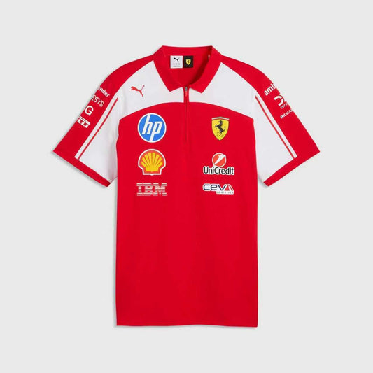 CAMISETA SCUDERIA FERRARI POLO TEAM 2026
