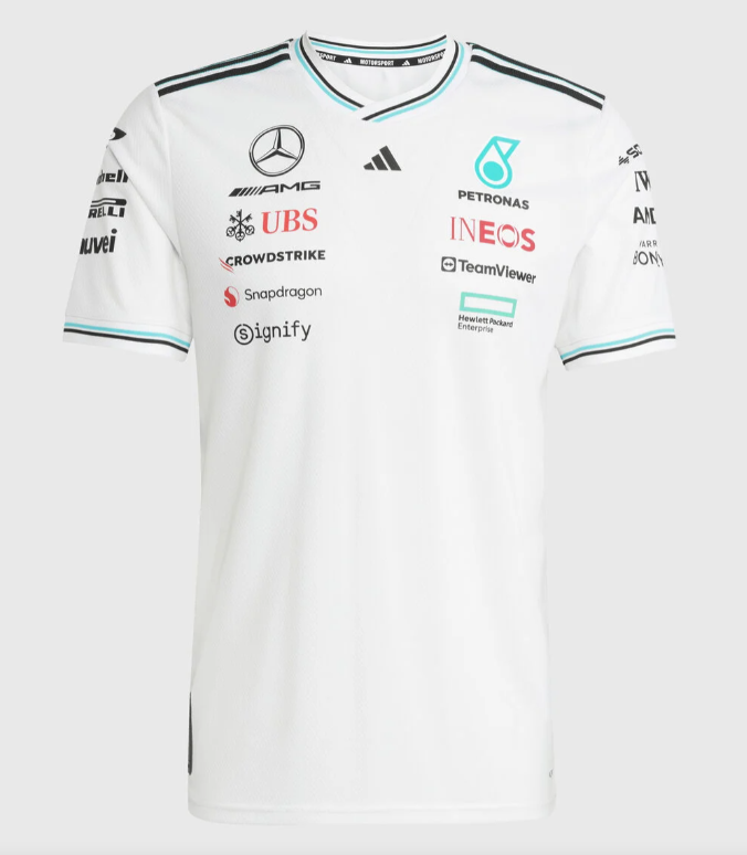 CAMISETA MERCEDES TEAM MASCULINA 2025