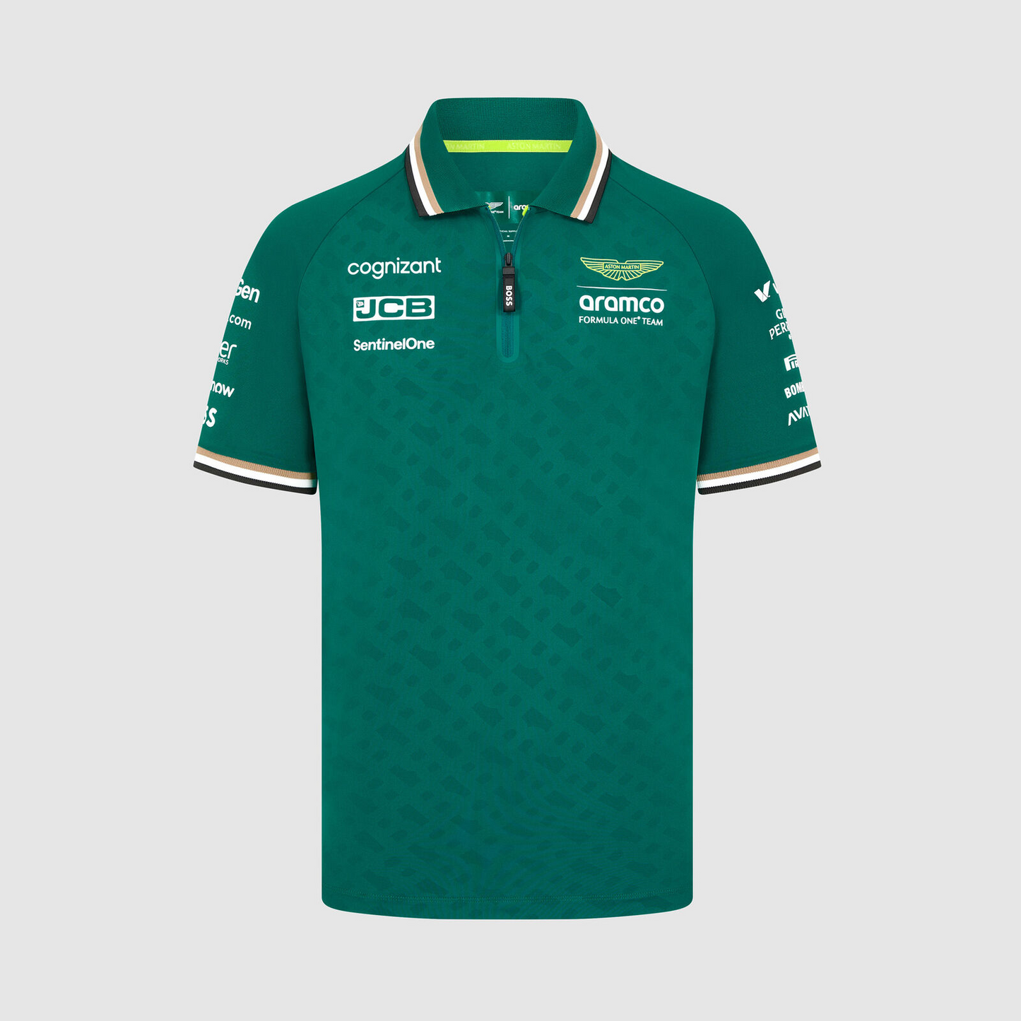 CAMISETA ASTON MARTIN TEAM MASCULINA POLO