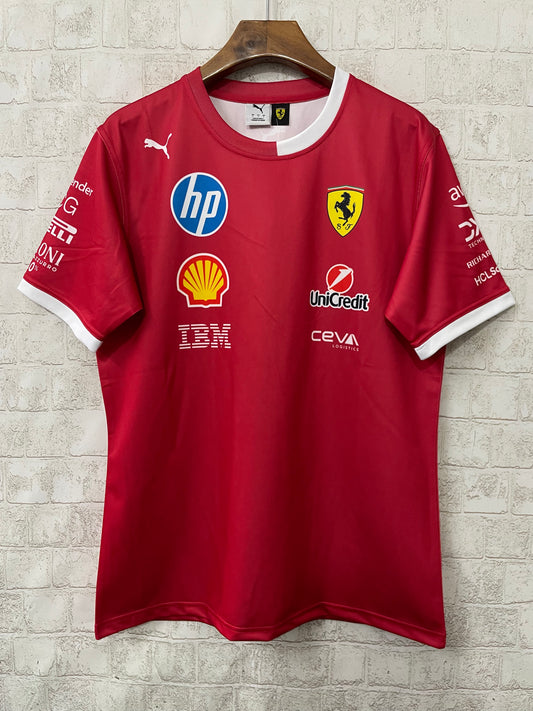 CAMISETA STREET SCUDERIA FERRARI TEAM MASCULINA 2025