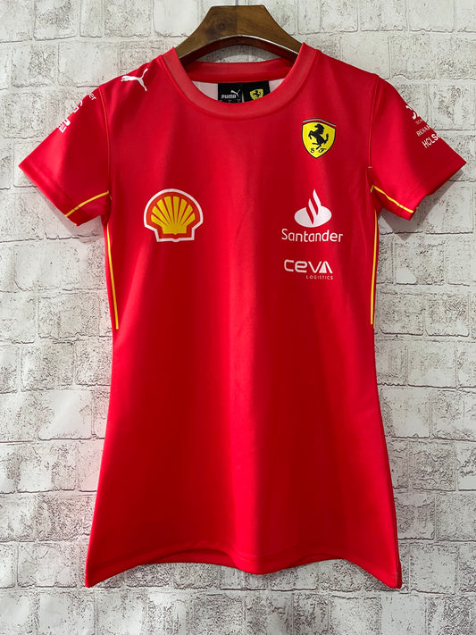 CAMISETA SCUDERIA FERRARI TEAM FEMININA